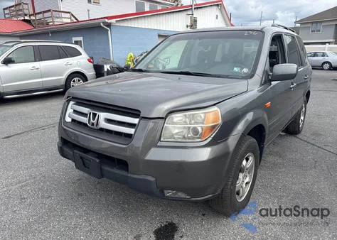 2007 Honda Pilot Ex из США, поврежденный, VIN 2HKYF18437H502271